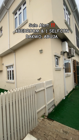 4-bedroom-terrace-with-semi-detached-selfcon-boys-quarters-big-0